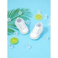 thumbnail image 4 of Kannior Baby Girls Boys Canvas Shoes Soft Sole Newborn Casual High-Top Ankle Sneakers First Walkers 3-18 Months, 4 of 7