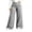 Gray, variant on Plus Size Wide Leg Pants for Women Loose Fit Casual Trousers Stretchy Crossover High Waist Pants for Gym(Black,X-Large)
