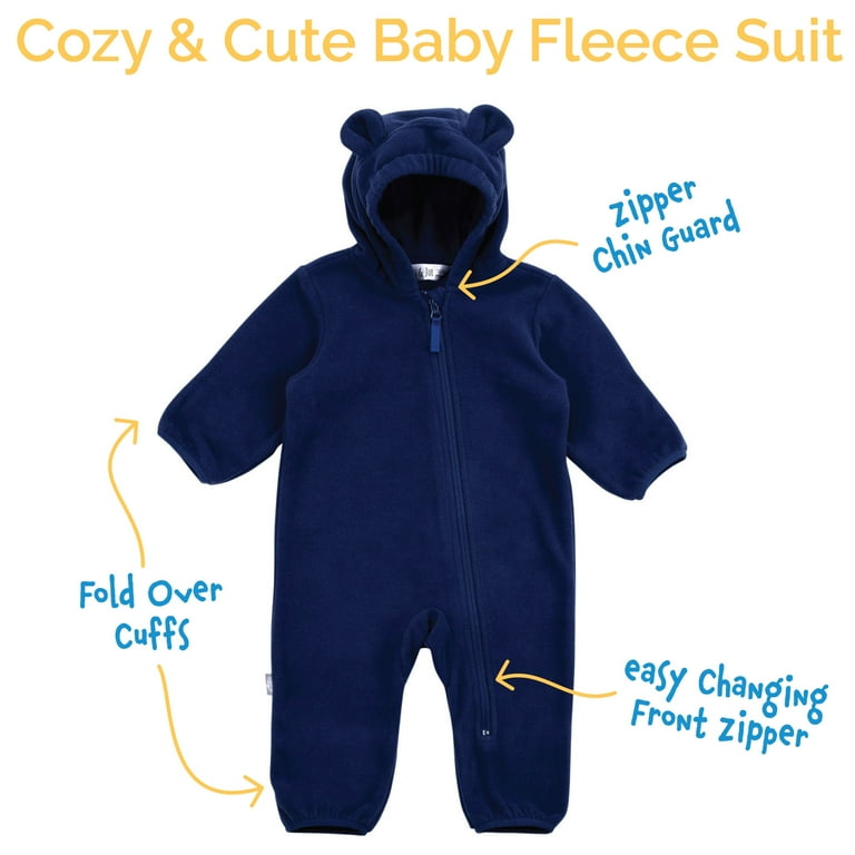 Jan & Jul Fleece Suit - Brown Bear Jan & Jul Fleece Suit - Brown Bear