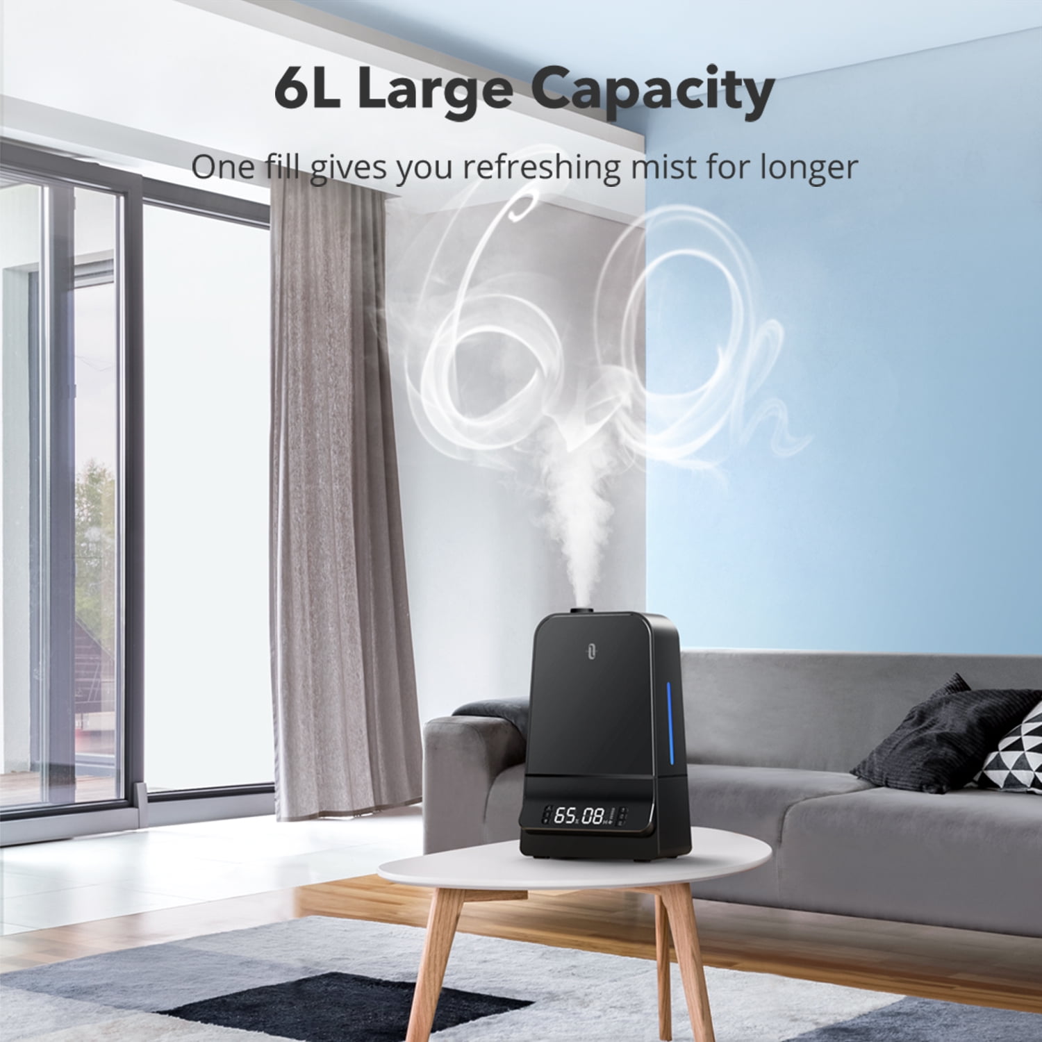 TaoTronics 6L Ultrasonic Cool Mist Humidifier with