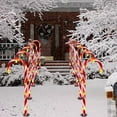 thumbnail image 4 of ​​ZCSKFIN 5-Pack Flickering Christmas Candy Cane Lights for Outdoor and Indoor Decoration, Warm White LED Stake Lights for Pathway, Garden, and Festive Holiday Landscape Lighting Displays​​, 4 of 9