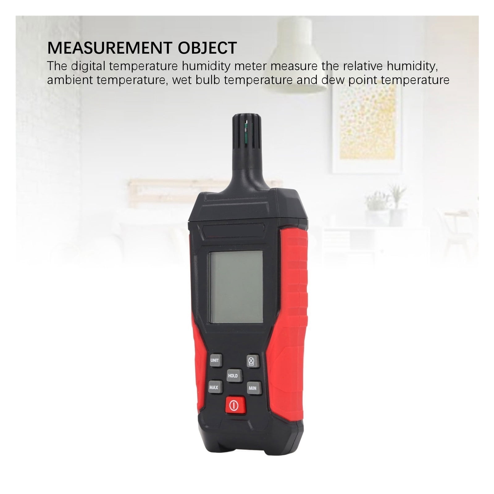 Temperature Humidity Meter Lightweight Handheld ABS Erosion Resistant for Dew Point Measurement ,Fast Response