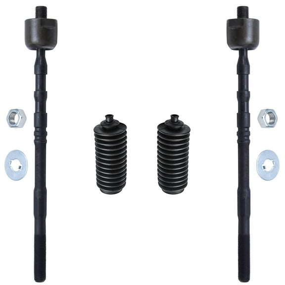 Detroit Axle - Front Inner Tie Rod Ends Rack and Pinion Boots Replacement for 2002 2003 2004 Subaru Impreza