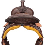 Schneiders Lil Buckaroo II Youth Saddle | Roughout Seat | Natural | Size 12