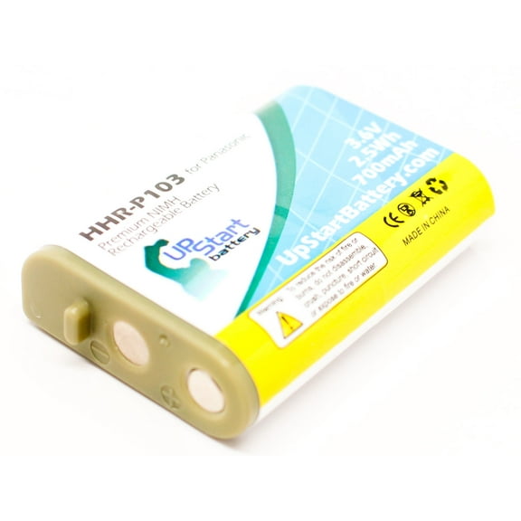 UpStart Battery RadioShack 23-906 Battery - Replacement for RadioShack Cordless Phone Battery (700mAh, 3.6V, NI-MH)