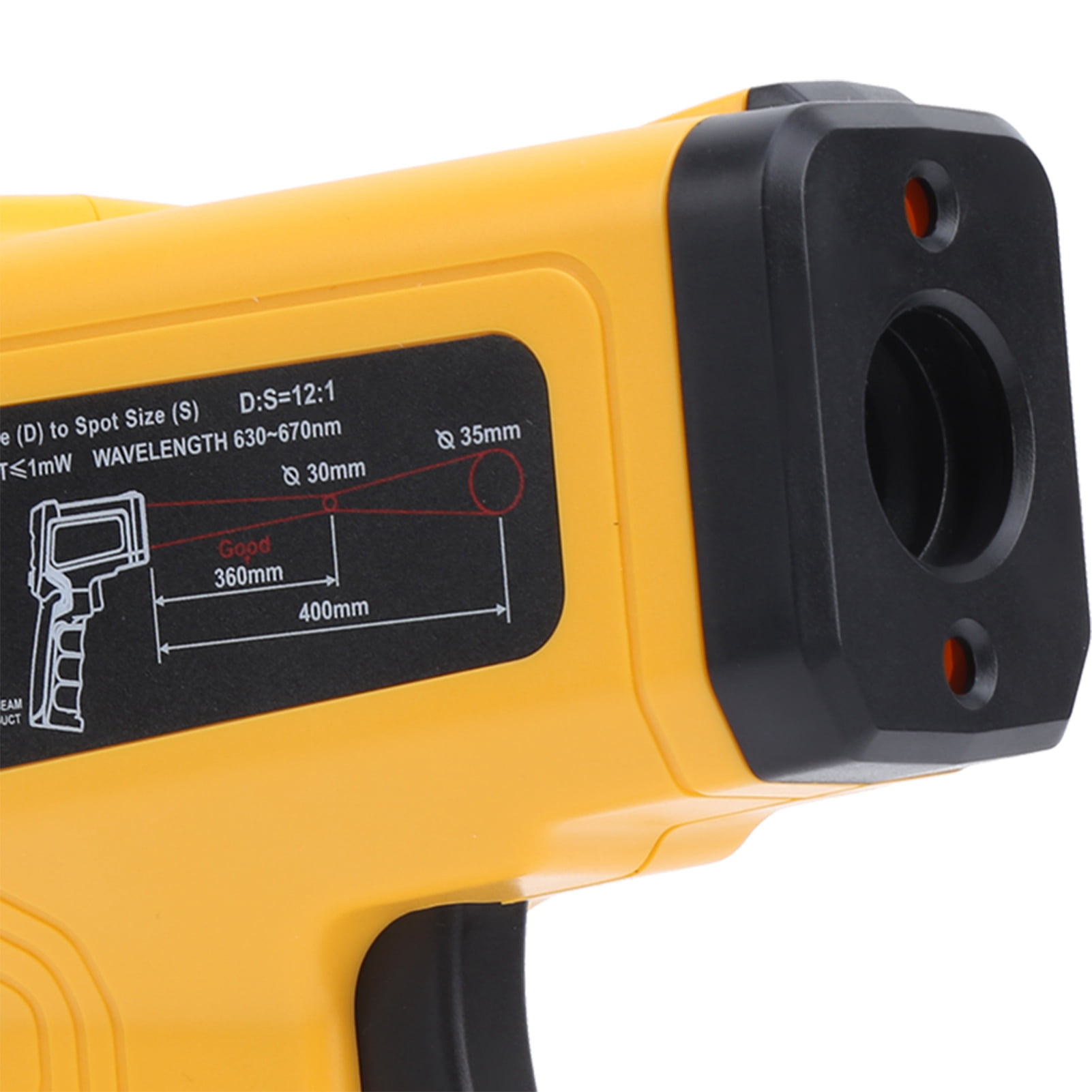 Zerodis DT8550E Non-Contact Infrared Thermometer Temp IR Meter Digital Handheld Thermometer