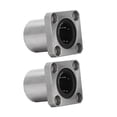 thumbnail image 1 of Rodamientos Lineales De Bolas, 2 Piezas De 20 Mm De Diámetro De Orificio, Rodamientos De Brida De Carga Pequeña, Alta Precisión, 32 Mm De Diámetro Exterior Para Industrias De, 1 of 7
