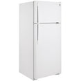 thumbnail image 3 of Ge Gie18g 28" Wide 17.5 Cu. Ft. Energy Star Rated Top Mount Refrigerator - White, 3 of 5