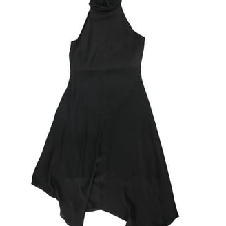 Vince Camuto Women's Bow Neck Halter Dress Black Size 8 - Walmart.com