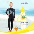 thumbnail image 6 of Kids Wetsuit for Boys Girls Toddlers Full Wetsuits Neoprene Long Sleeve One Piece Swimsuits Keep Warm for Swimming Diving Surfing, 6 of 7