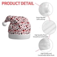 thumbnail image 4 of Kowoue Ladybugs 2 Pattern Santa Hat Christmas Hats for Adults, Holiday Unisex Velvet Comfort Xmas Hat for Women Men, 4 of 6
