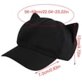 thumbnail image 3 of lanema Harajuku Octagonal Hat with Cats Ear Baseball Hat Adjust Head Size Hat Cycling Climbing Travel Visor Hat for Girl Woman, 3 of 16