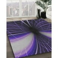 thumbnail image 2 of Ahgly Company Indoor Rectangle Patterned Lavender Purple Novelty Area Rugs, 2' x 4', 2 of 6