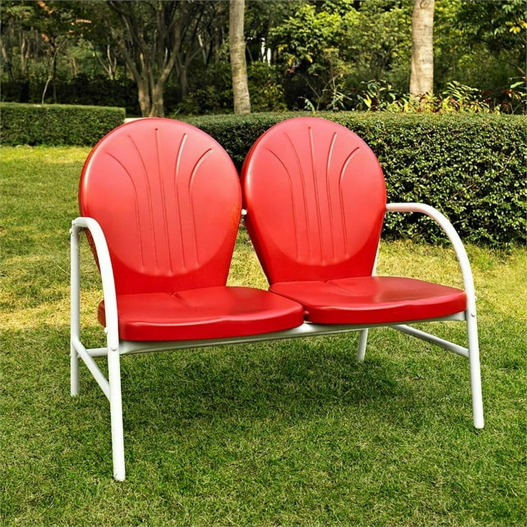 Crosley Furniture Griffith Metal Loveseat