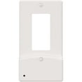 thumbnail image 4 of Westek 3002625 LumiCover White 1-Gang Plastic Rocker USB Nightlight Wall Plate, 4 of 8