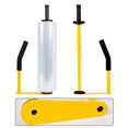 thumbnail image 5 of Wrap Dispenser Holder Tools Pallet Stretch Film Packing Machine Shrink Wrap Dispenser Holder Adjust Stretch Film Wrapping Machine Manual Handle Stretch Film Dispenser Tool, 5 of 6