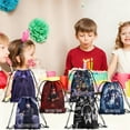 thumbnail image 4 of 12 Pcs Wednesday Candy Drawstring Bag Drawstring Goodie Favor Bags for Boys and Girls Movie Theme Birthday Party Decorations 27x34cm﻿, 4 of 5