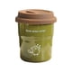 thumbnail image 1 of Taza de café de cerámica, taza de leche, té, agua, portátil, para bebidas calientes o frías. Verde, 1 of 8