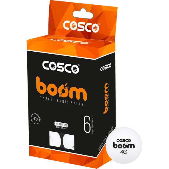 Cosco Boom Table Tennis Ball, T.T Balls, Ping Pong Balls, White Color