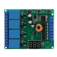 thumbnail image 3 of 4 Way Relay Module, Programmable Durable Reversible Triggerable Delay Relay Module  For Circuit, 3 of 8