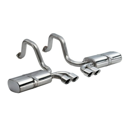 Corsa Corvette Exhaust System - Corsa 97-04 Chevrolet Corvette C5 Z06 5.7L V8 Polished Sport Axle-Back Exhaust