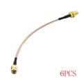 thumbnail image 1 of RF línea de conexión puente de cable coaxial Conector de cable extensor de antena Cable SMA macho a SMA hembra Adaptador 1/2/4/6 Piezas Monstrate TX1011-04, 1 of 2