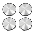 thumbnail image 1 of 4 Pcs Capuchons de Jante de Moyeu Central de Roue de Voiture 60mm Dia 5 Clips Noir, 1 of 6