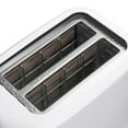 thumbnail image 2 of Mainstays 2-Slice Toaster with 6 Shade Settings and Removable Crumb Tray, Arctic White, 2 of 8