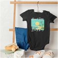 thumbnail image 4 of Retro Summer Beach Day Every Day Romper Boys or Girls Infant Baby Brisco Brands NB, 4 of 6