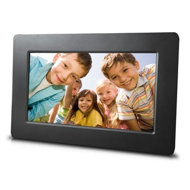 Sungale DPF710 7" Digital Photo Frame - Black, 1024x600 - USB & SD card Support - Great Christmas Gift