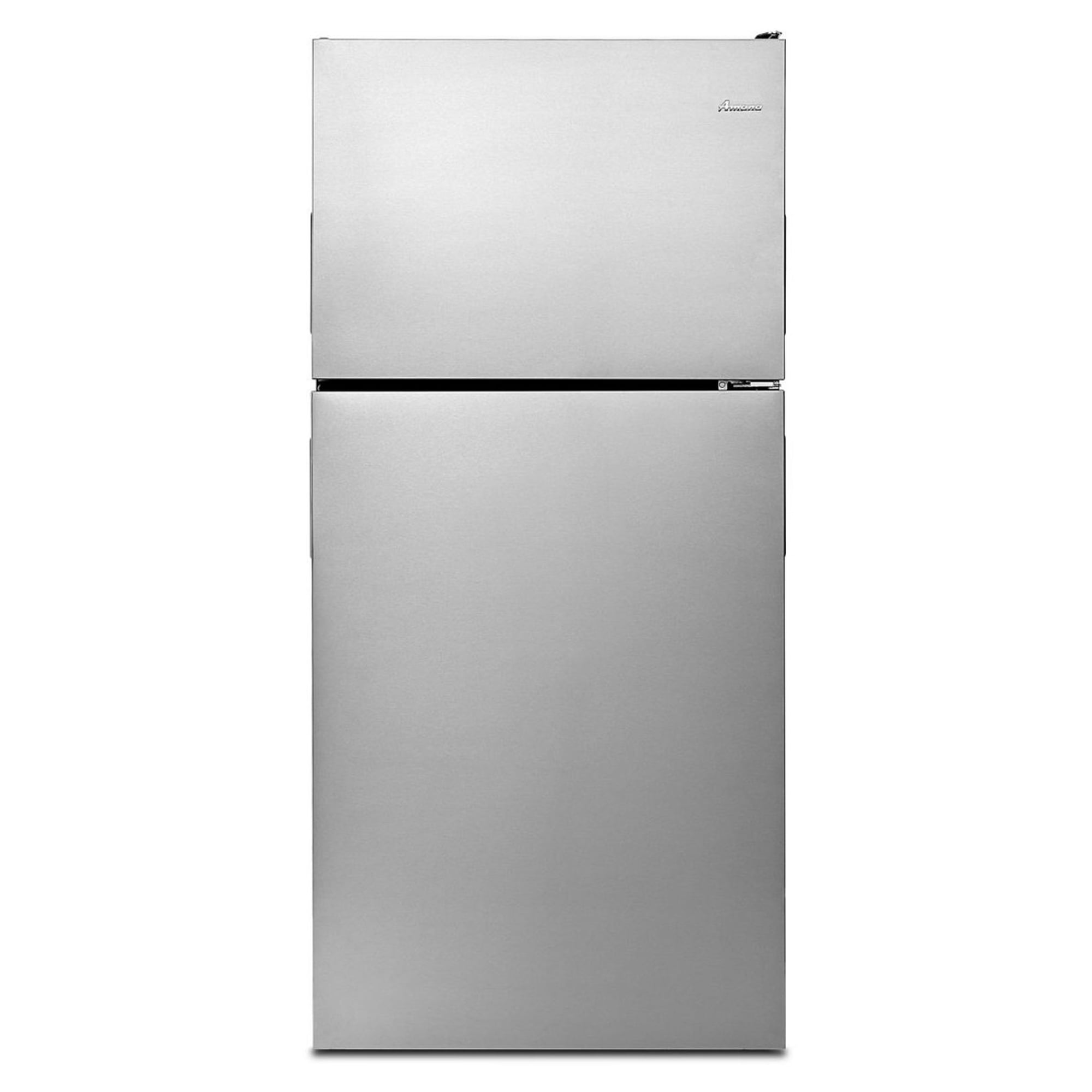 Brand New ART318FFDS Amana 30" 18.1 Cu ft Top-Mount Refrigerator in Stainless Steel, Sleek Design