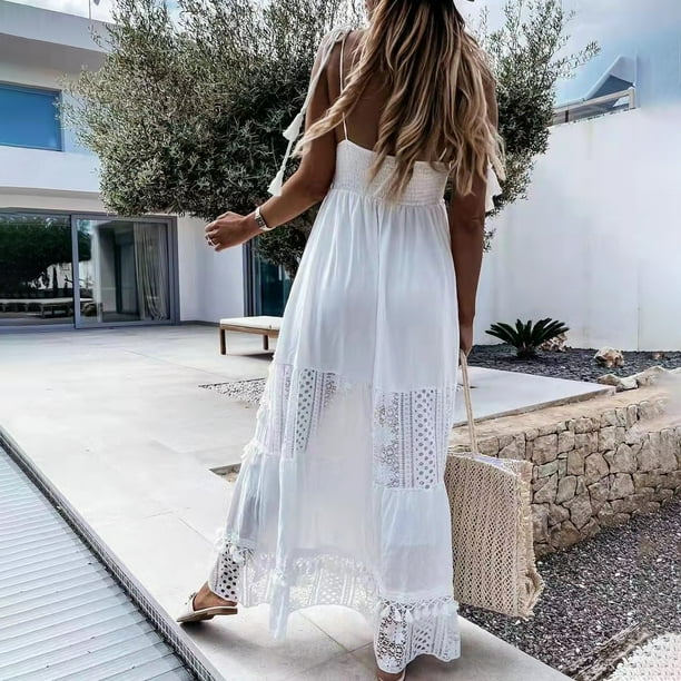 white tassel beach dress GATSBY FRINGE TASSEL DRESS main image 0