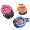 thumbnail image 2 of Bike Combination Lock, Resettable Steel Keyless Bicycle Lock, Lightweight 4-Digit Number Security Coded Cable Lock, 0.5 x 23.62 for Bicycle, Mountain Bike, Scooter, 2 of 7