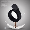 thumbnail image 3 of NUZYZ Men Nylon Belt Solid Color Holeless Design Waistband Adjustable Length None Metal Buckle Jeans Belt Costume Accessories, 3 of 8