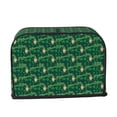 thumbnail image 2 of Yiaed St Patrick's Day9 Print Two Slice Bread Machine Cover, Universal Size Kitchen Appliance Cover for Bread Machine,Bread Machine Cover, 2 of 7