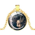 thumbnail image 7 of Jiaroswwei Vintage Women Moon Angel Cabochon Glass Pendant Sweater Chain Necklace Jewelry, 7 of 7