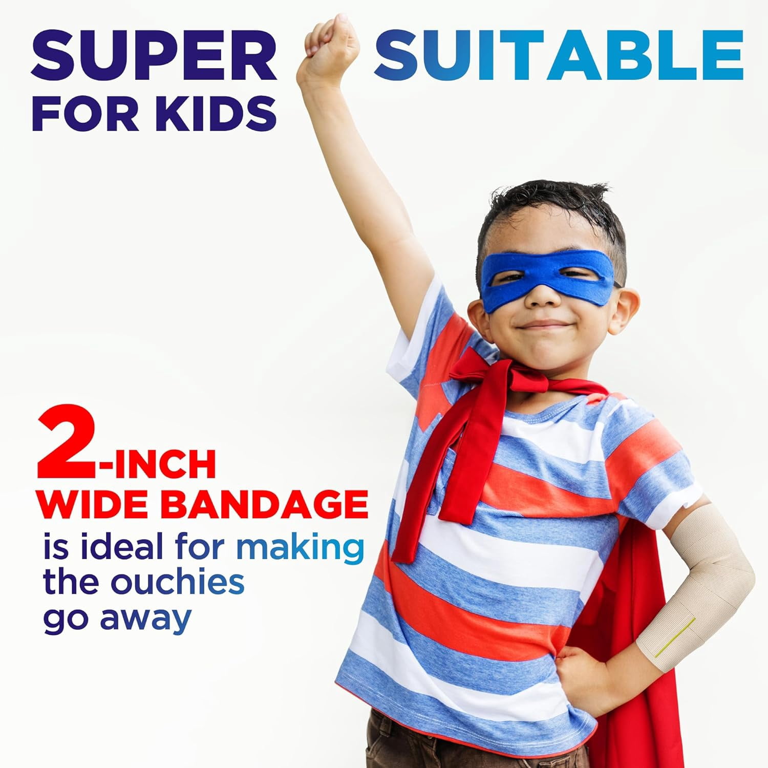 Premium Elastic Bandage Wrap - 6pk (2x2", 2x3", 2x4") - Strong Self-Closing Compression Bandage Wrap