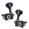 thumbnail image 4 of 4x Guitar Parts 2 Left 2 Right Machine Heads Knobs Guitar String Tuning Pegs Black, 4 of 8