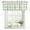 Green, variant on Bedliving Green White Plaid Window Valance for Kitchen Bathroom Laundry Room, 54 x 18 Inch Rod Pocket Short Curtain, 1 Panel