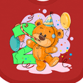 thumbnail image 4 of Inktastic 2nd Birthday Teddy Bear Boys or Girls Baby Bib, 4 of 4