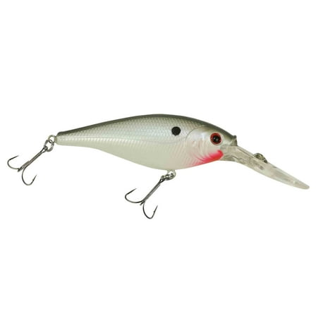 Berkley Flicker Shad Fishing Lure, Pearl White, 1/2 oz