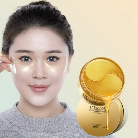 24k Gold Firming Skin Remove Dark Circles Eye Bags Anti-Aging (Best Way To Remove Puffy Eyes)