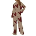 thumbnail image 4 of BILIKEYU Soft Cotton Valentine Pajama Set for Women Plus Size Inclusive, 4 of 5