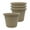 Sandstone, variant on The HC Companies 20 Inch Round Prima Planter - Large Plastic Plant Pot with Rolled Rim for Indoor Outdoor Plants Flowers Herbs, Sandstone Pack of 2