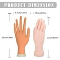 thumbnail image 3 of Awwp Practice Hand for Acrylic Nails, Flexible Bendable Fake Hand, High-Adhesion Gel Pad, Non-Slip Base for Beginner 1Pcs, 3 of 8