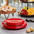 thumbnail image 2 of PLASTICPRO 7” & 10” Combo Plastic Plates Disposable Dinnerware Set, Red 128-Pack, 2 of 6