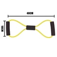 thumbnail image 2 of Pull Rope Band Chest Expander - Multifunction with Handle 8 Word Elastic Home Exercise Resistance Tube Bands for Home Gym Exercise Muscle Training Tubing Pull Rope, 2 of 5