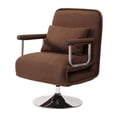 thumbnail image 2 of Sofá Plegable 2 En 1, Sillón, Sofá Cama, Ahorro De Espacio, Chaise Lounge Lavable, Color Café, 2 of 8