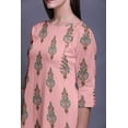 thumbnail image 4 of Bimba Kurta à Manches 3/4 Imprimée Kurti Droit Vêtements d'Été pour Femmes, 4 of 6