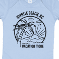 thumbnail image 4 of Inktastic Summer Vacation Mode Myrtle Beach South Carolina Boys or Girls Baby Bodysuit, 4 of 5